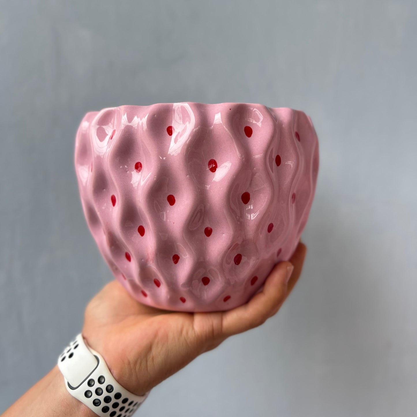 Maceta Greca #1 Fresa Rosa