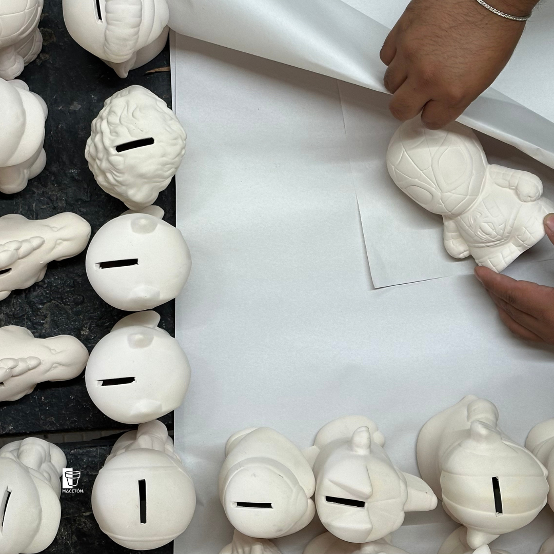 50 Alcancias de Ceramica Para Pintar Mayoreo