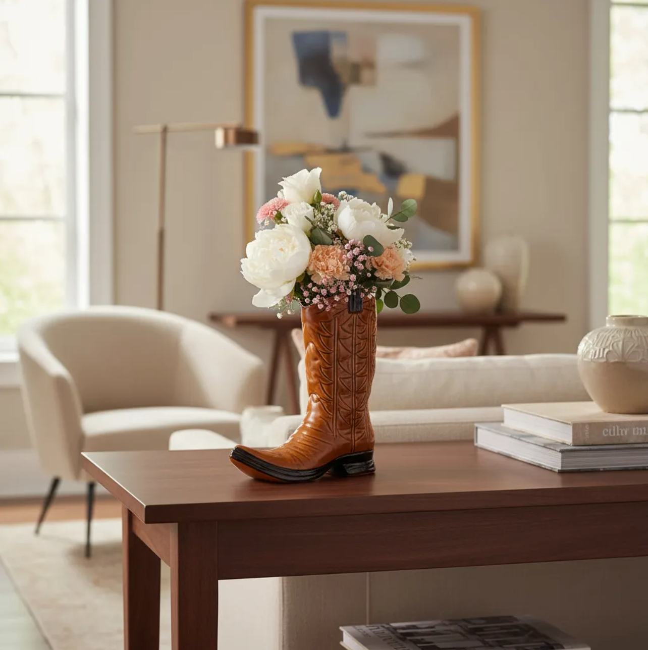 Florero Bota Vaquera