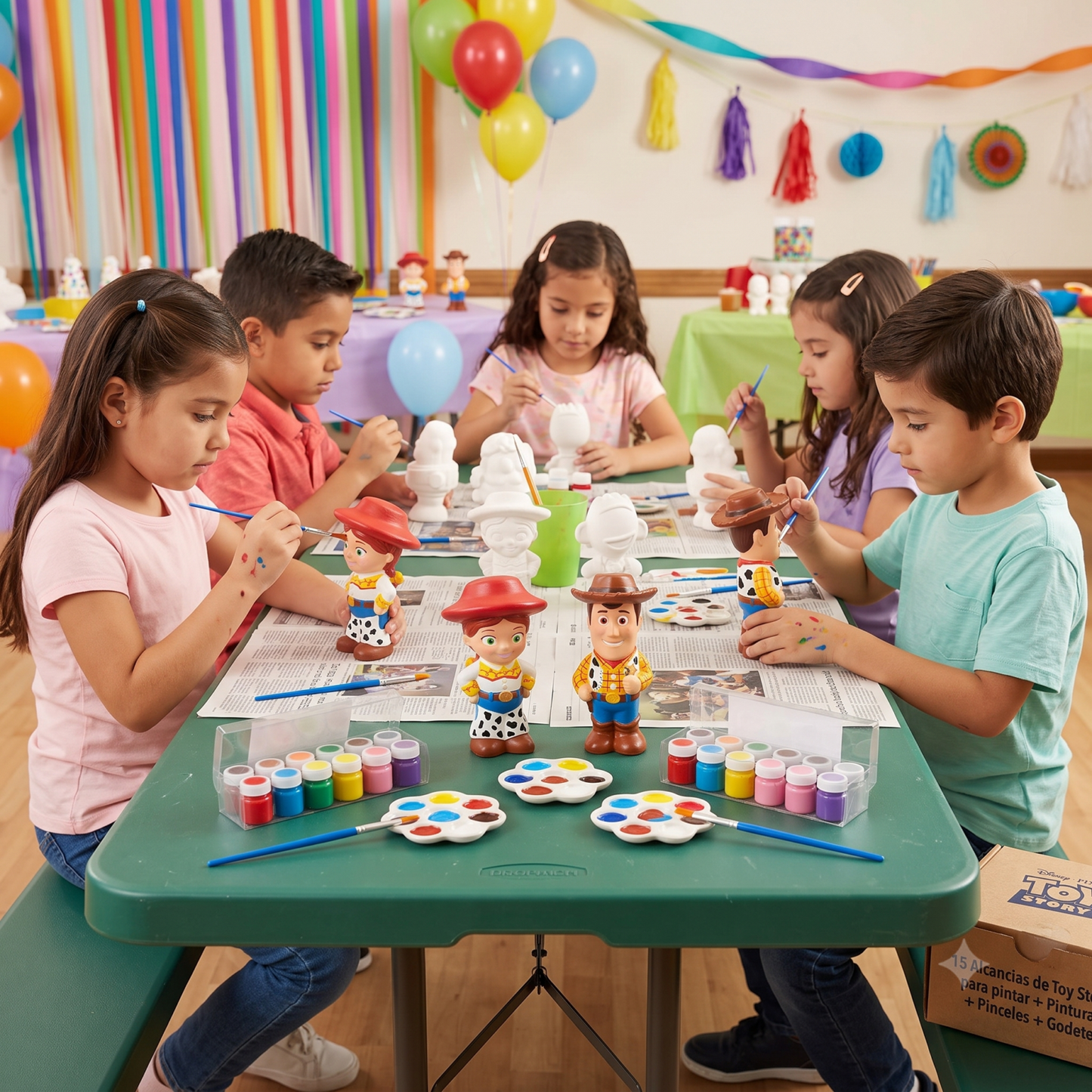 Kit de 15 Alcancías de Cerámica Toy Story para Pintar – ¡El Éxito Total para tus Fiestas y Eventos!