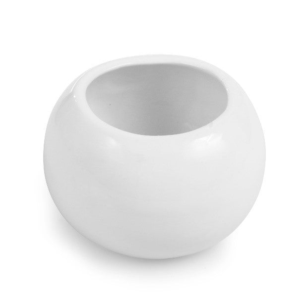 Pecera #6 Esmalte Blanco - maceton.com.mx