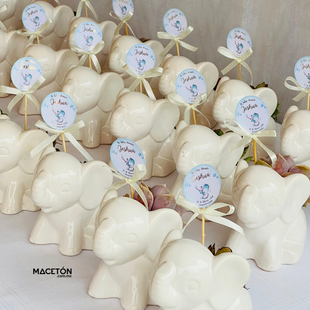 Paquete 30 Elefantitos Para Recuerdos Baby Shower