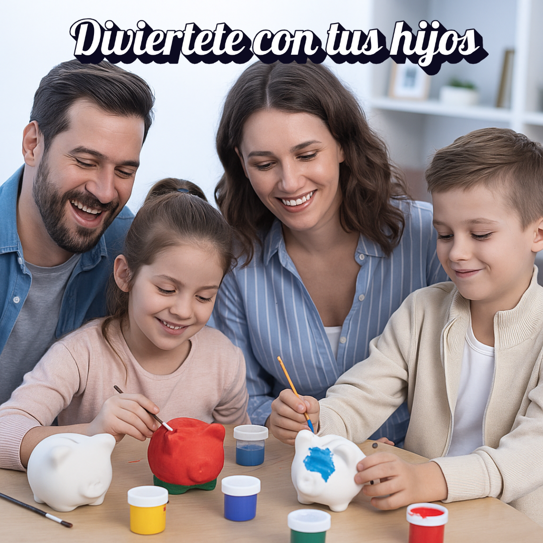 Alcancías De Marranito de Cerámica para Pintar | Regalo Artesanal Mayoreo