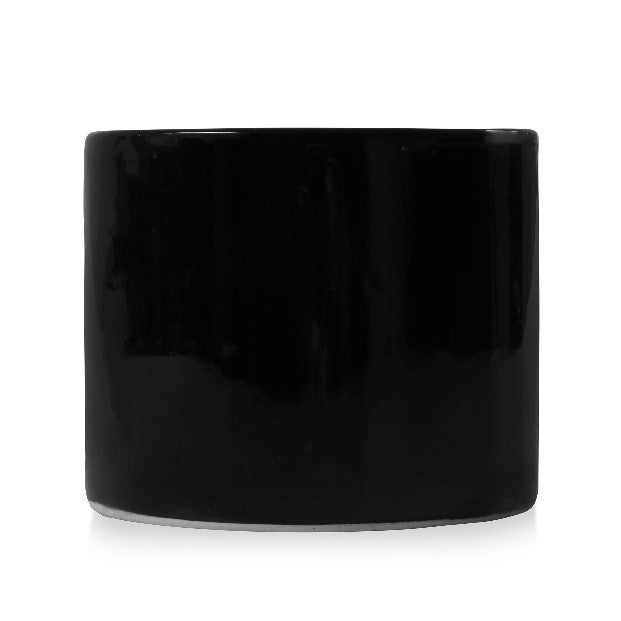 Cilindro Liso Esmalte Negro #3 - maceton.com.mx