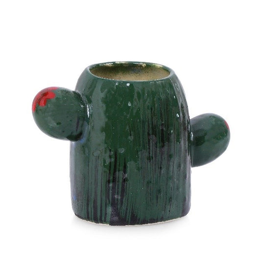 Maceta Órgano Esmalte Verde - maceton.com.mx
